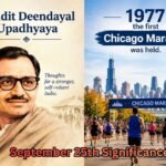 Significance of September 25th - Keralam Chronicles | September 25 Significance